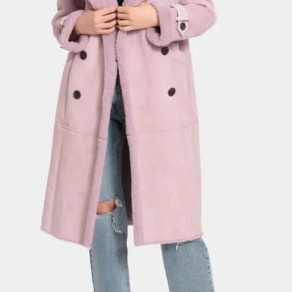 Avec Les Filles Lilac Coat